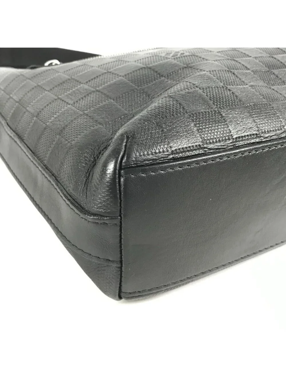 Louis Vuitton Shoulder Bag Calypso MM Damier Infini Leather Onyx Black